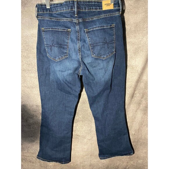 Denizen from Levi's Mid Rise Bootcut Jeans Women's 16S 33x30 Dark Wash Stretch - Picture 6 of 10